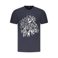 Blu Baumwoll-T-Shirt für Herren
