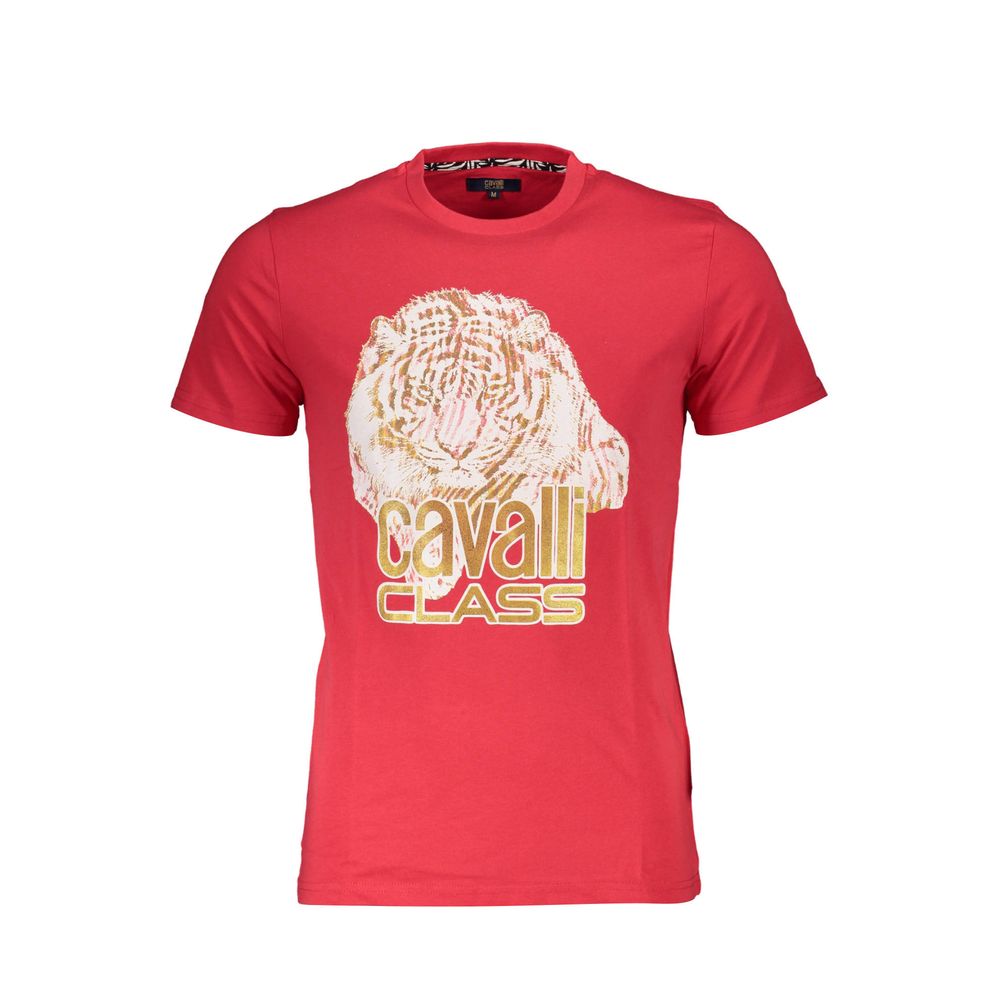 Rosso Baumwoll-T-Shirt für Herren