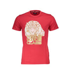 Rosso Baumwoll-T-Shirt für Herren