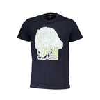 Blu Baumwoll-T-Shirt für Herren