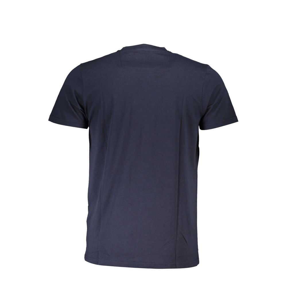 Blaues Baumwoll-T-Shirt für Herren