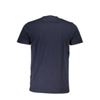 Blaues Baumwoll-T-Shirt für Herren