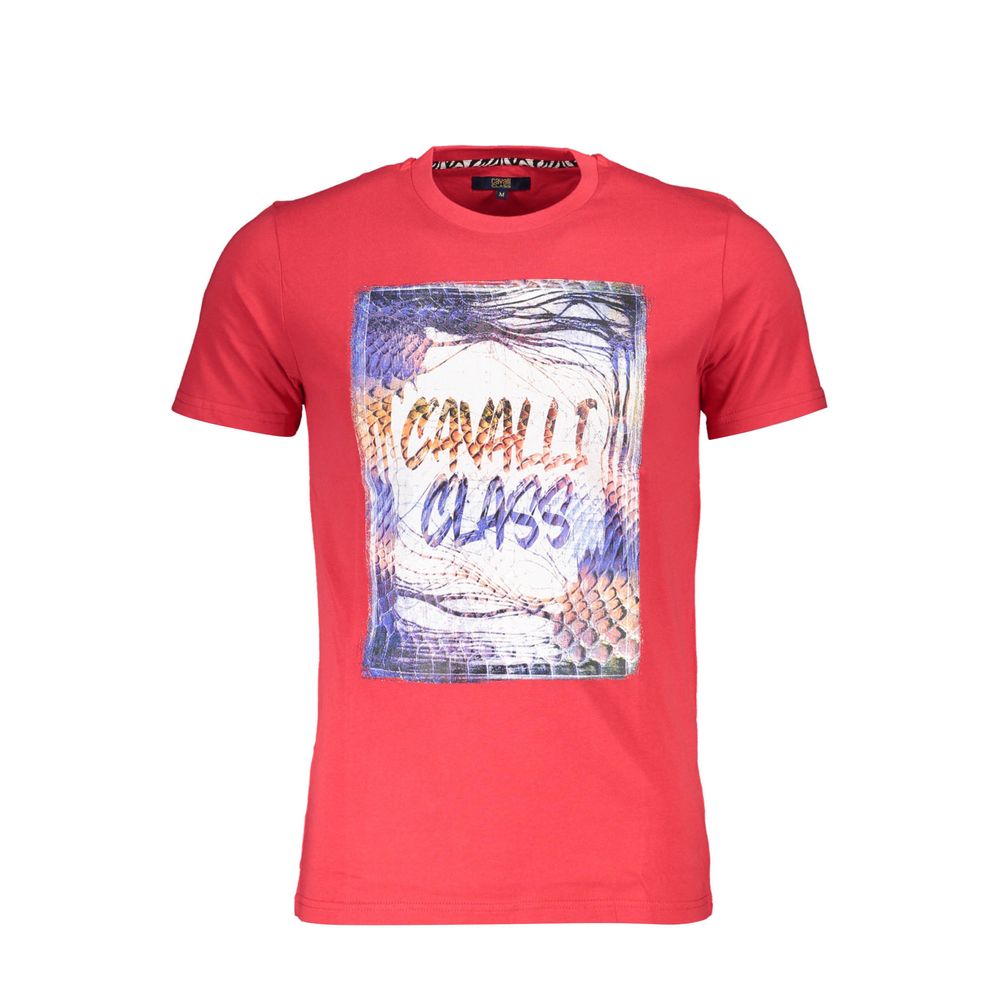 Baumwoll-T-Shirt in Rot