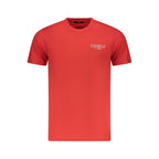 Rotes Baumwoll-T-Shirt für Herren