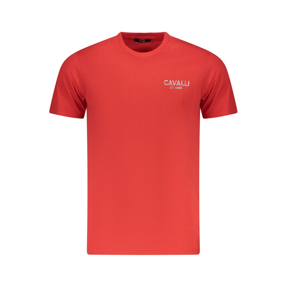 Rotes Baumwoll-T-Shirt für Herren
