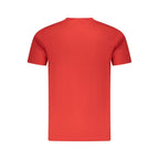 Rotes Baumwoll-T-Shirt für Herren