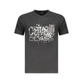 Schwarzes Baumwoll-T-Shirt für Herren