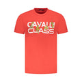 Rotes Baumwoll-T-Shirt für Herren