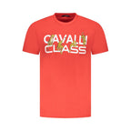 Rotes Baumwoll-T-Shirt für Herren