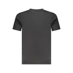 Schwarzes Baumwoll-T-Shirt für Herren