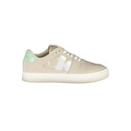 Damen Sneaker aus Beige Polyurethan