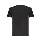 Schwarzes Baumwoll-T-Shirt für Herren