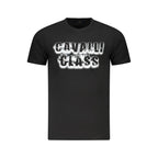 Schwarzes Baumwoll-T-Shirt für Herren