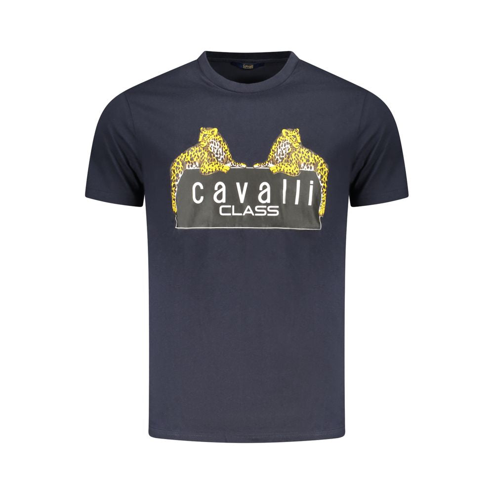 Blu Baumwoll-T-Shirt für Herren