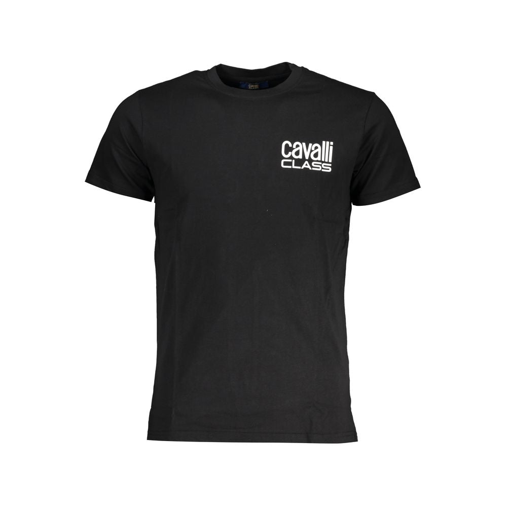 Schwarzes Baumwoll-T-Shirt für Herren