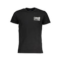 Schwarzes Baumwoll-T-Shirt für Herren
