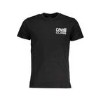 Schwarzes Baumwoll-T-Shirt für Herren