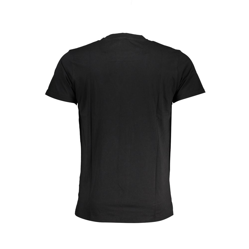 Schwarzes Baumwoll-T-Shirt für Herren