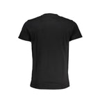 Schwarzes Baumwoll-T-Shirt für Herren