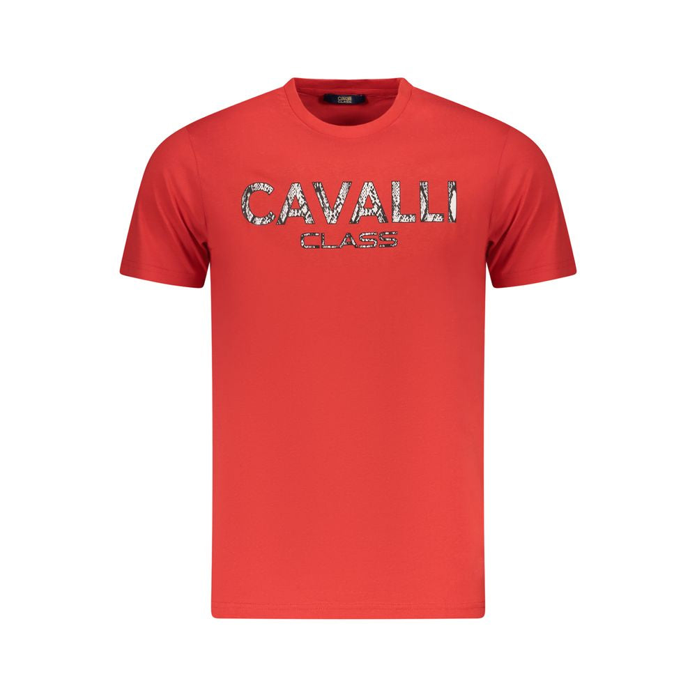 Rosso Baumwoll-T-Shirt für Herren