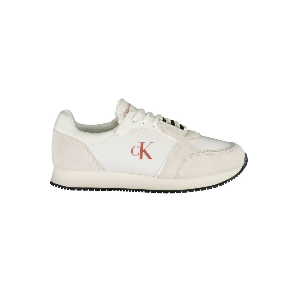 Weißer Herren-Sneaker aus Polyurethan