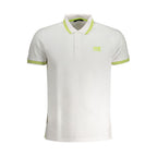 Weißes Poloshirt aus Baumwolle für Herren