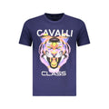 Blu Baumwoll-T-Shirt für Herren