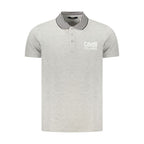 Grigio Baumwoll-Herrenpoloshirt