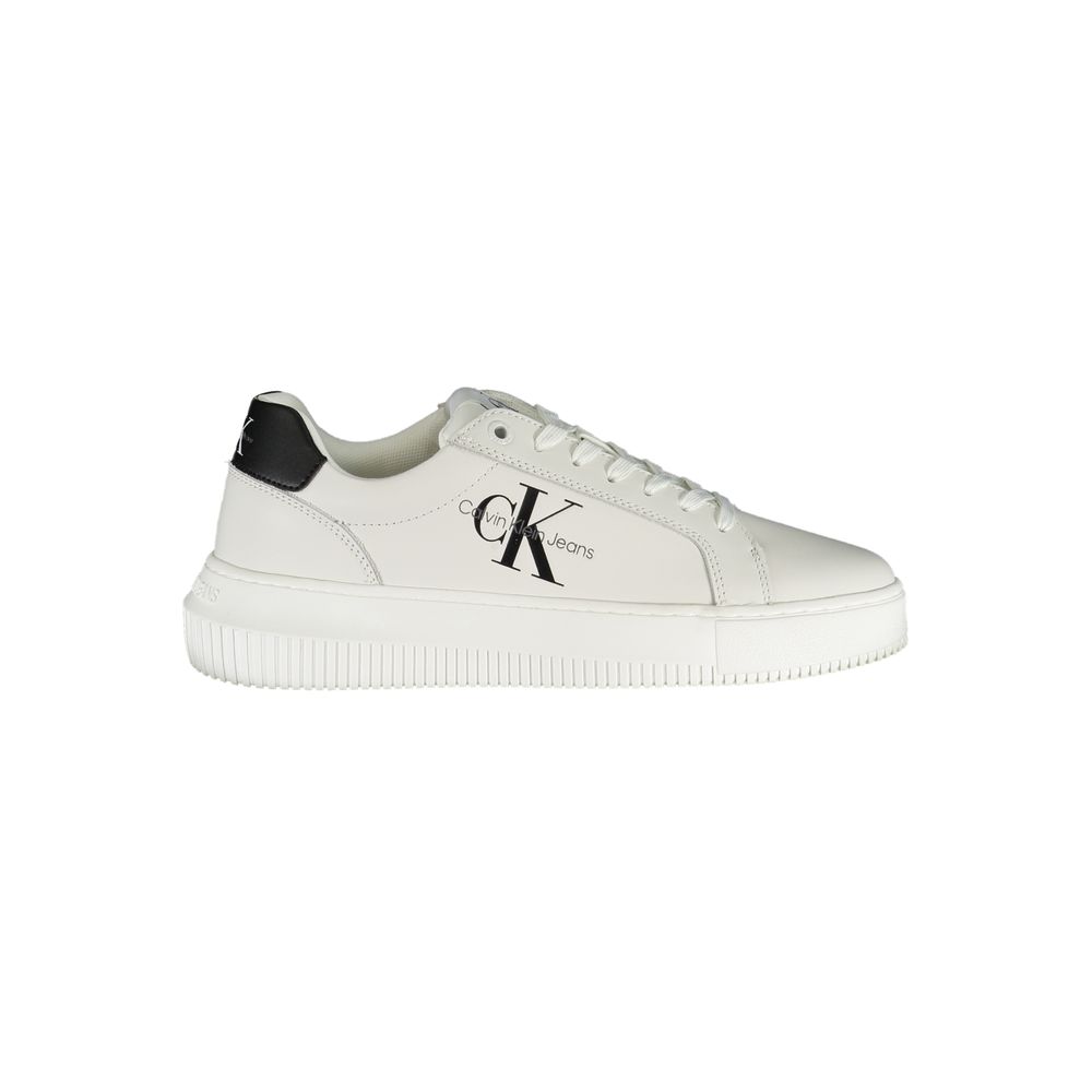 Weiße Leder-Sneaker für Damen