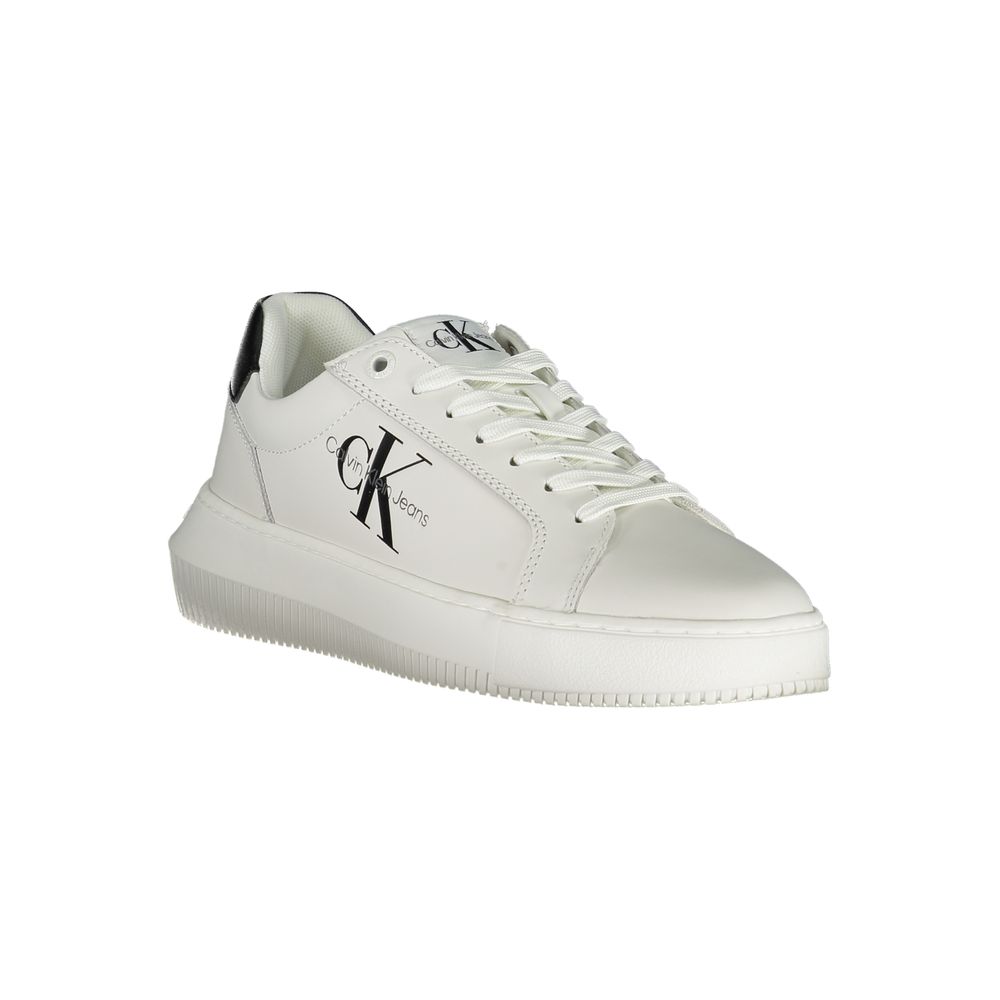 Weiße Leder-Sneaker für Damen