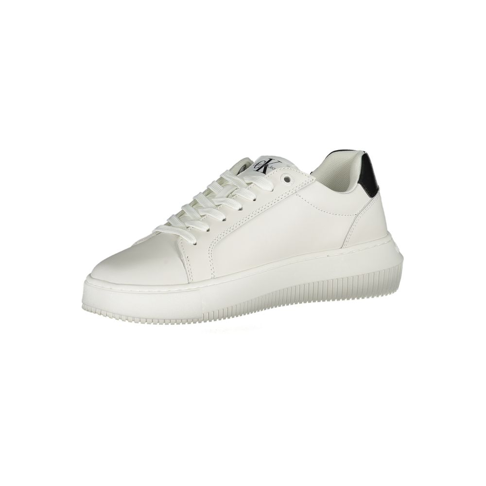 Weiße Leder-Sneaker für Damen