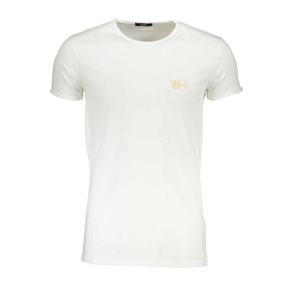 Weißes Herren-T-Shirt aus Baumwolle