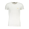 Weißes Herren-T-Shirt aus Baumwolle