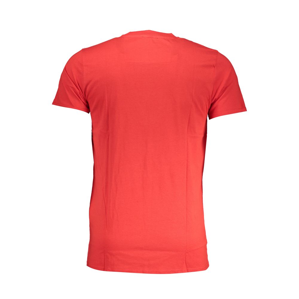Rotes Baumwoll-T-Shirt für Herren
