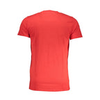 Rotes Baumwoll-T-Shirt für Herren