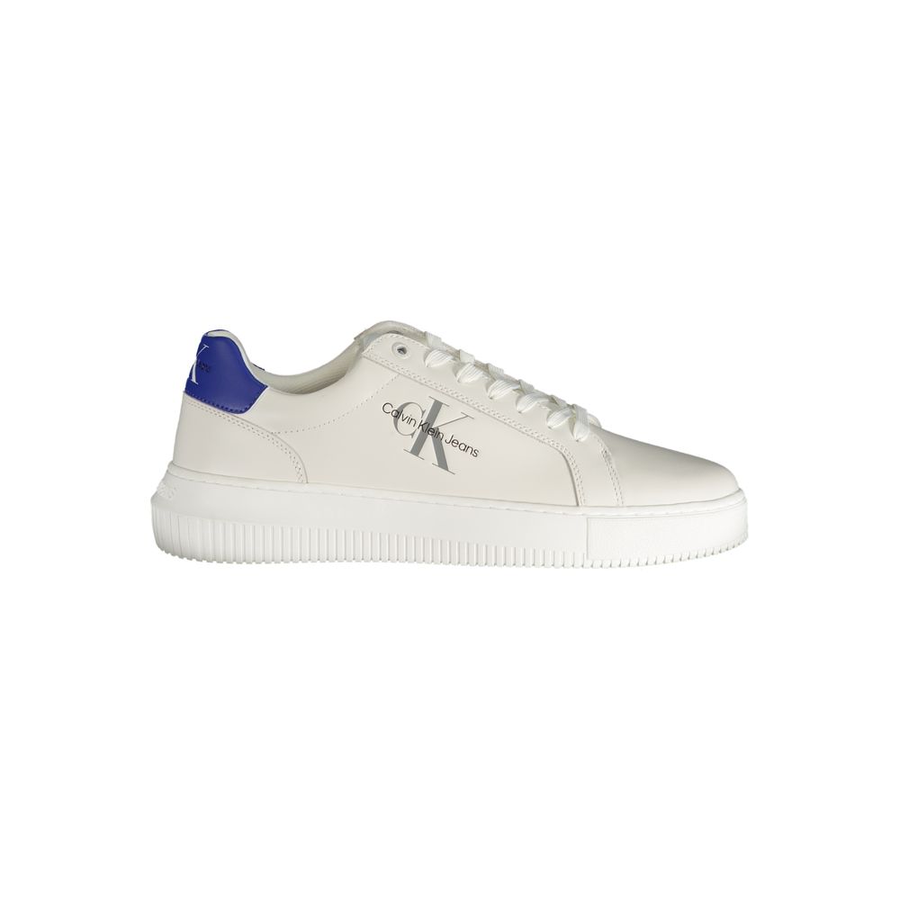 Weiße Leder-Sneaker für Herren