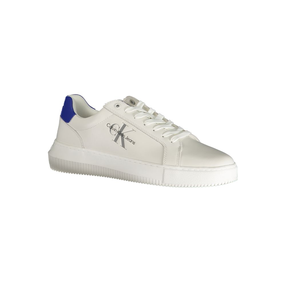 Weiße Leder-Sneaker für Herren