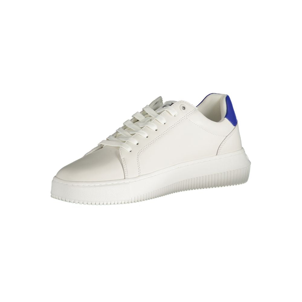 Weiße Leder-Sneaker für Herren