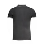 Nero Baumwoll-Herrenpoloshirt