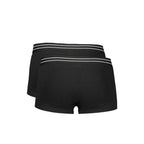 Schwarze Herren-Boxershorts aus Baumwolle
