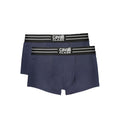 Blau Baumwolle Männer Boxer