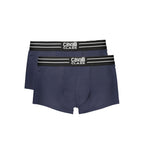 Blau Baumwolle Männer Boxer