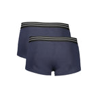 Blau Baumwolle Männer Boxer