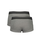 Grigio Herren-Boxershorts aus Baumwolle