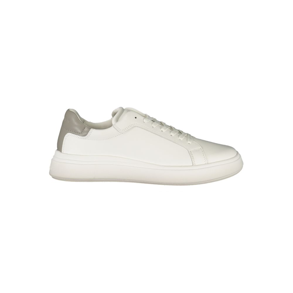Weißer Herren-Sneaker aus Polyurethan