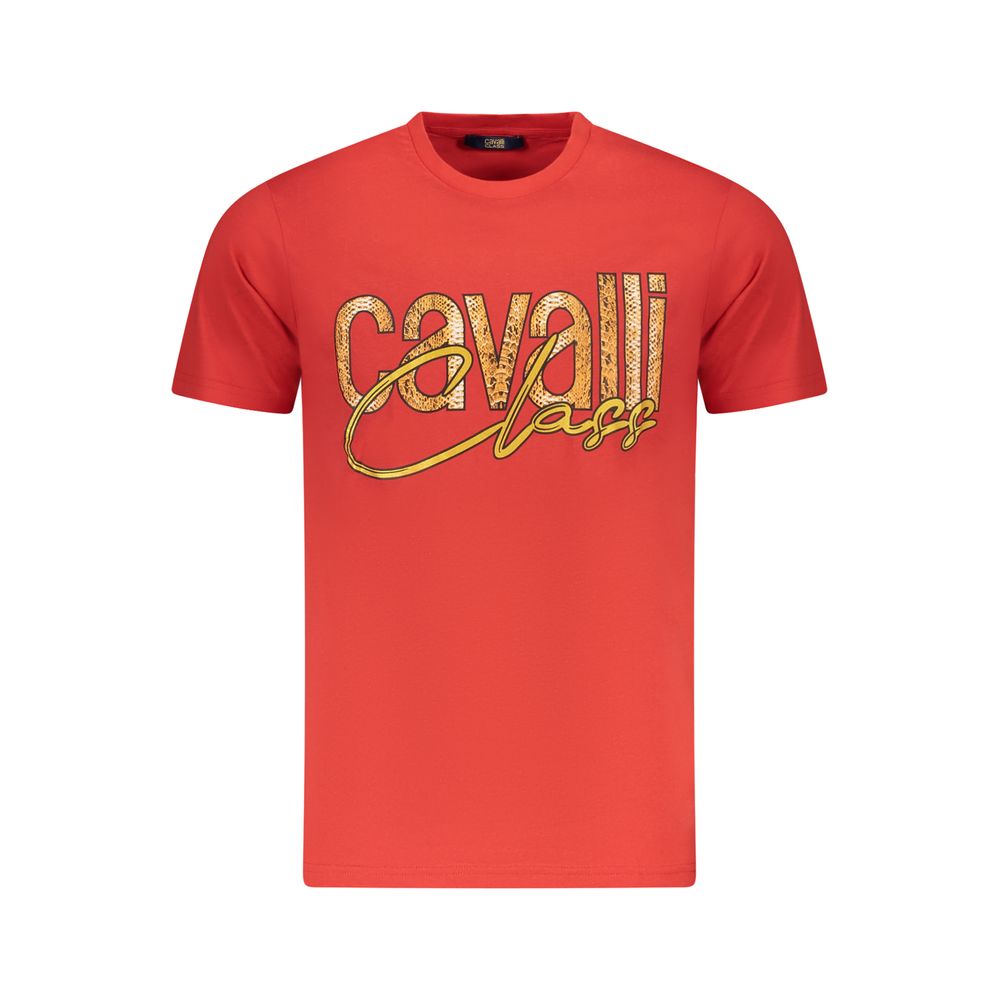 Rosso Baumwoll-T-Shirt für Herren