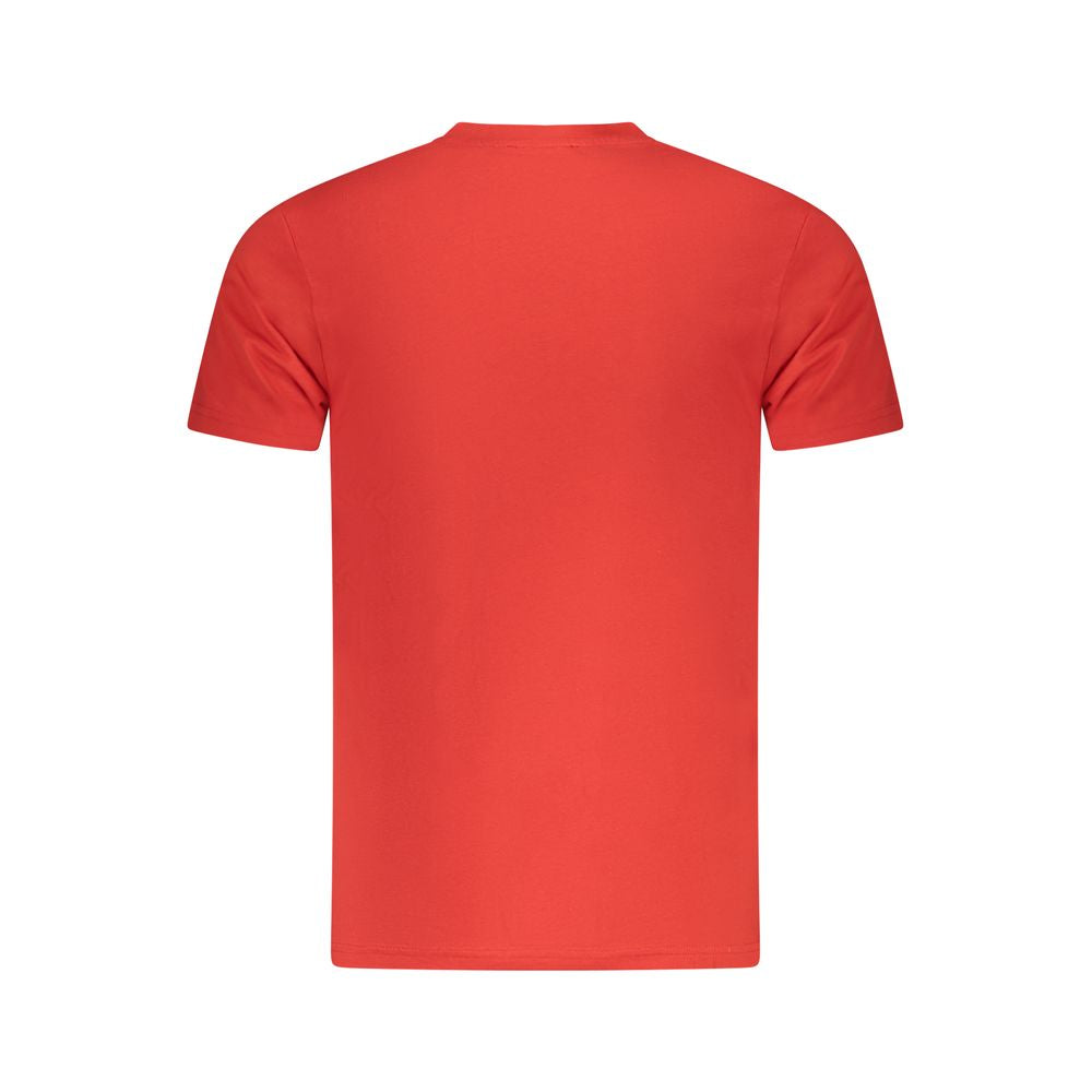Rosso Baumwoll-T-Shirt für Herren