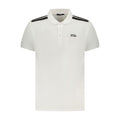 Weißes Baumwoll-Poloshirt
