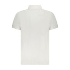 Weißes Baumwoll-Poloshirt