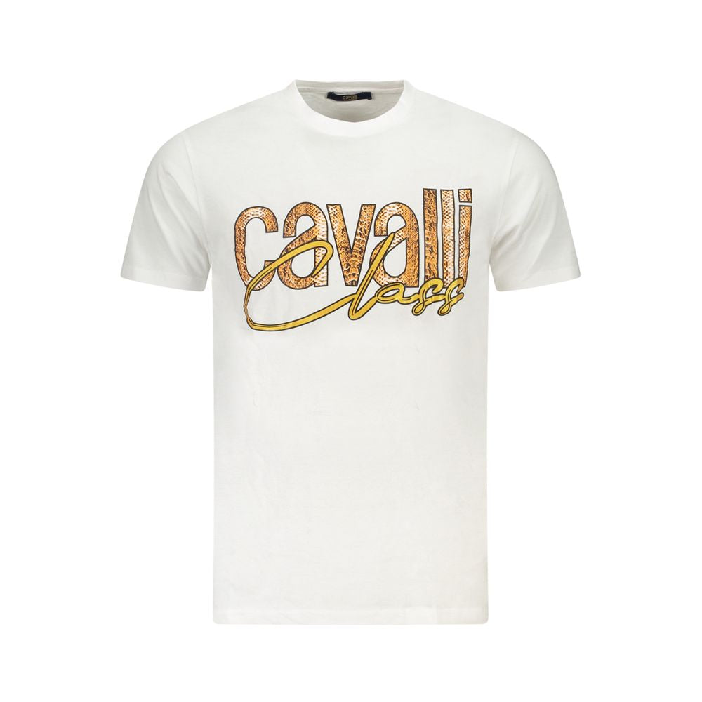 Weißes Baumwoll-T-Shirt für Herren